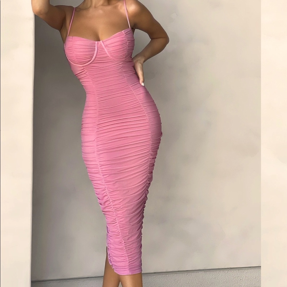 Club London Corset Detail Cami Midi UK10